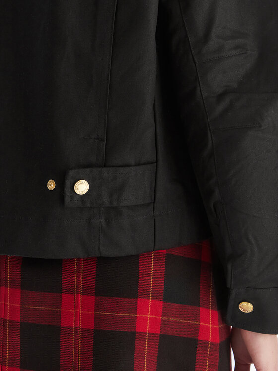 Hunter Hunter Демісезонна куртка Leith HARW0065251 Чорний Oversize