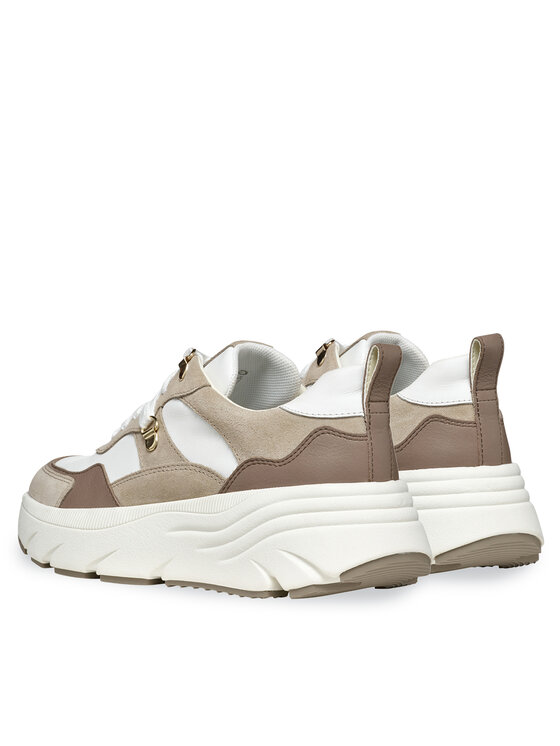 Geox Sneakersy Geox D Diamanta D36UFE 08522 C0118 Biela