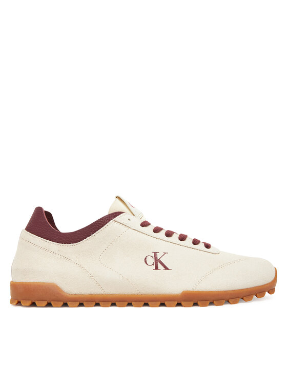 Calvin Klein Jeans Snīkeri Calvin Klein Jeans Low Profile Runner Su YM0YM01288 Balts