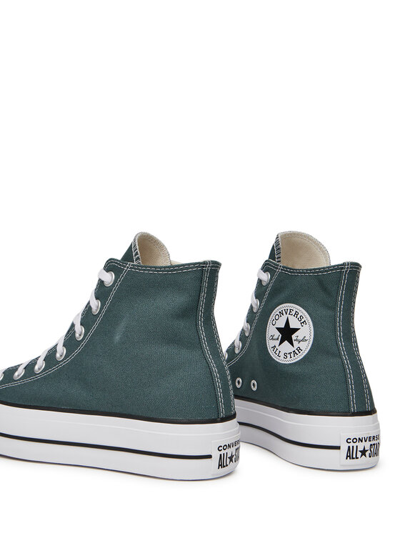 Converse Кеди Converse Chuck Taylor All Star Lift Platform A12596C Зелений