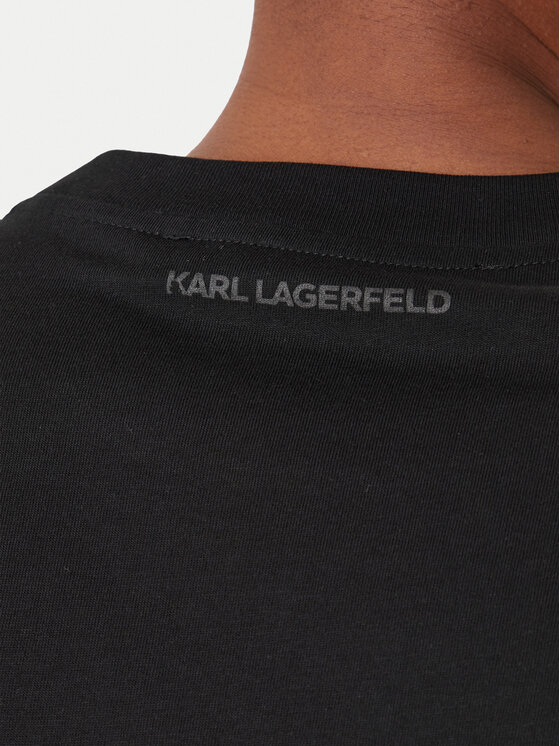 KARL LAGERFELD KARL LAGERFELD Camiseta 755075 561252 Negro Regular Fit
