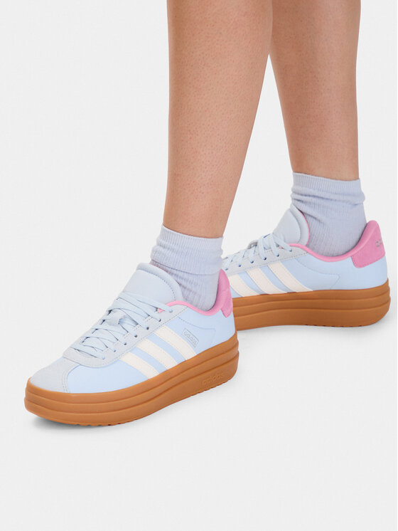 adidas Sneakersy adidas Vl Court Bold Shoes KJ9417 Niebieski jasny