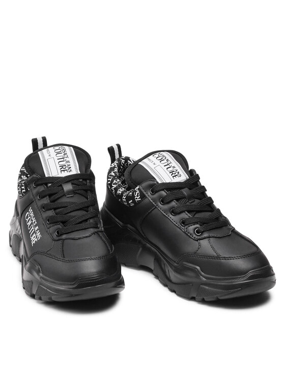 Versace Jeans Couture Снікерcи Versace Jeans Couture 71YA3SC1 Чорний