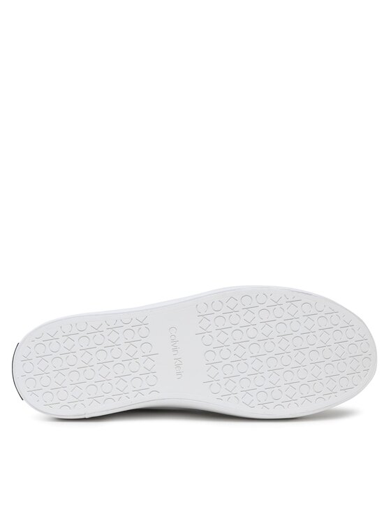 Calvin Klein Sneakersy Calvin Klein Vulc Lace Up HW0HW01681 Biela