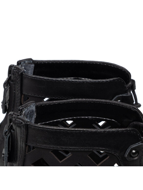 Guess Botine Guess Abriele FL5ABL LEA09 Negru