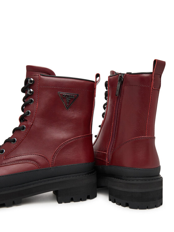 Guess Черевики Guess FLFB2D LEA10 Бордовий