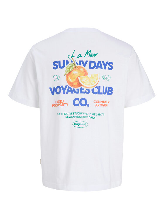 Jack & Jones Jack & Jones Camiseta Riviera 12295202 Blanco Regular Fit