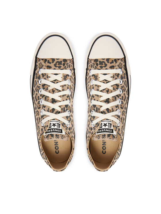 Converse Kedas Converse CTAS OX EGRET/BLACK/HONEY STICK A19182C Bēšs