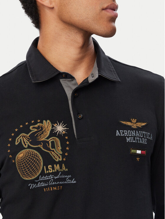 Aeronautica Militare Aeronautica Militare Polo 262PO1946UJ00703 Negro Regular Fit