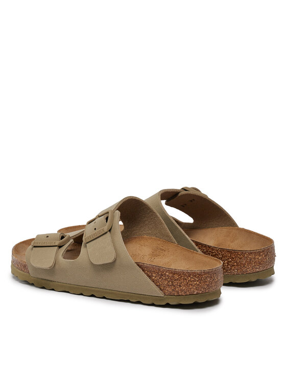 Birkenstock Шльопанці Birkenstock Arizona Birko-Flor 1027697 Хакі