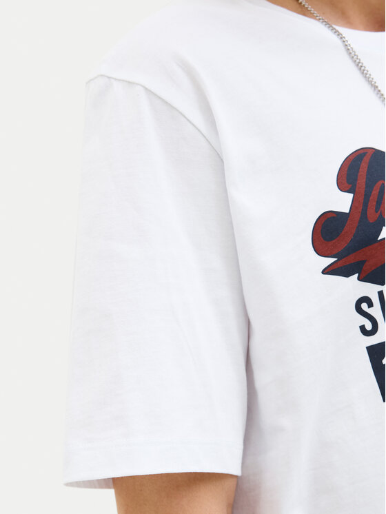 Jack & Jones Jack & Jones Camiseta Logo 12279535 Blanco Standard Fit