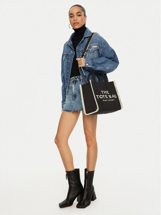 Marc Jacobs Τσάντα Marc Jacobs The Jacquard Medium Tote Bag M0017027 Μαύρο