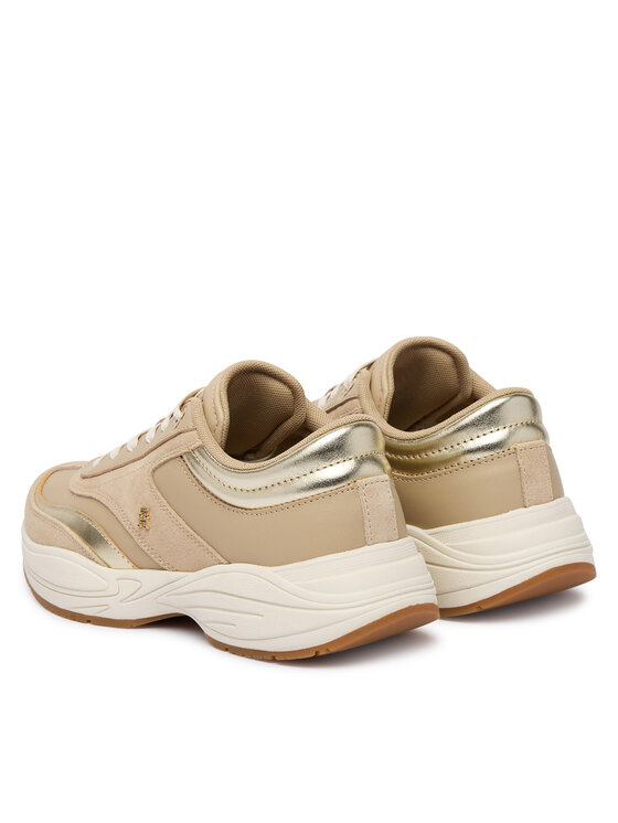 Tommy Hilfiger Zapatillas Tommy Hilfiger Th Modern Sporty Runner Leather FW0FW09590 Beis