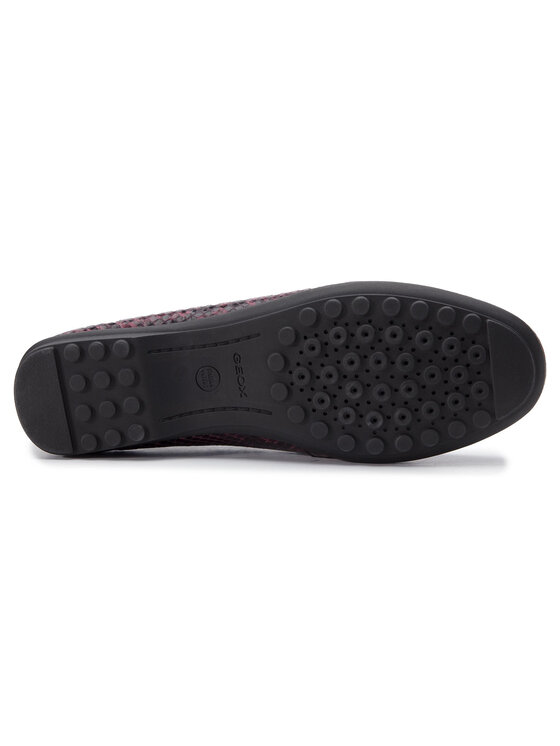 Geox Mocasini Geox D Elidia A D642TA 04102 C7B7J Vișiniu