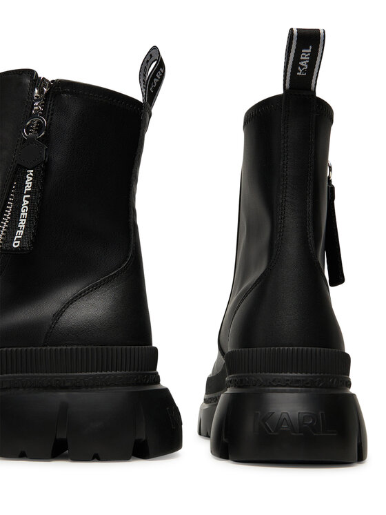 KARL LAGERFELD Īsie zābaki KARL LAGERFELD KL43565 Melns