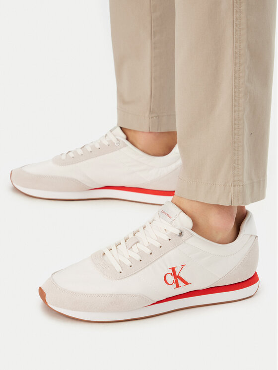 Calvin Klein Jeans Αθλητικά Calvin Klein Jeans Retro Runner Ess Mix Mat YM0YM01361 Μπεζ