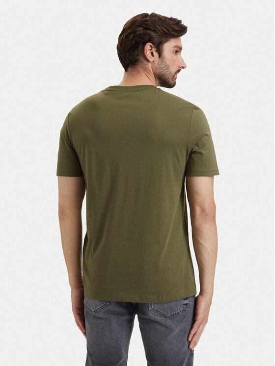 HUGO HUGO Camiseta Nesptee 50572740 Verde oscuro Regular Fit