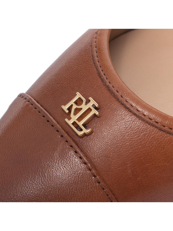 LAUREN RALPH LAUREN Baleríny LAUREN RALPH LAUREN Helena 802755538002 Hnedá