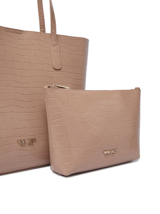 Nine West Kabelka Nine West CEO-GENTLE GLAM-LDA9920 Tmavo béžová