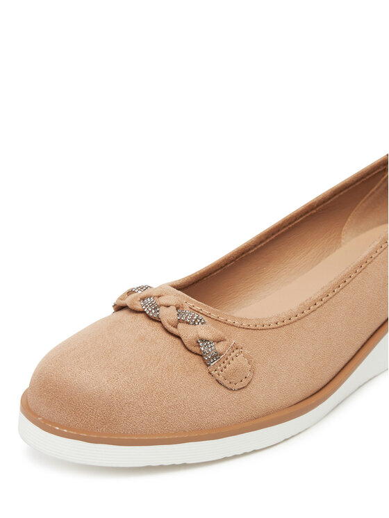 Clara Barson Балетки Clara Barson WYL3395-7 Бежевий
