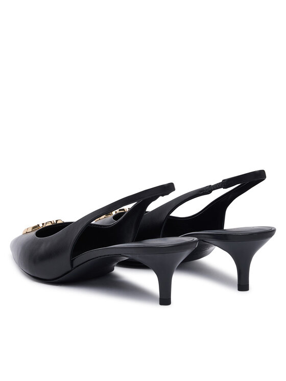 Tory Burch Туфлі Tory Burch Eleanor Slingback 181018 Чорний