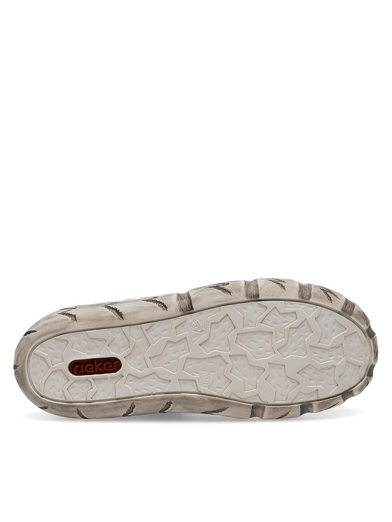 Rieker Polobotky Rieker L0362-80 Bílá