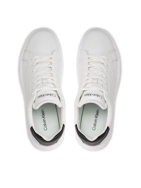 Calvin Klein Αθλητικά Calvin Klein Low Top Lace Up Lth HM0HM01016 Λευκό