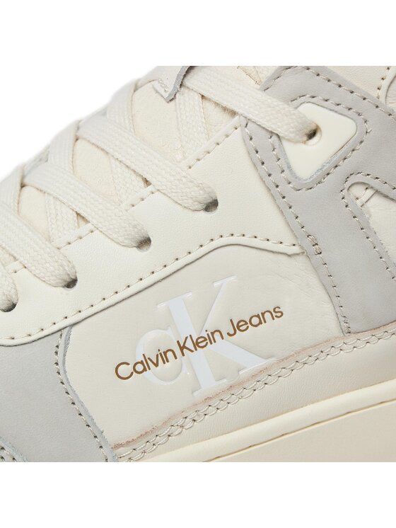 Calvin Klein Jeans Sneakers Calvin Klein Jeans Basket Cupsole High Mix Ml Fad YW0YW01300 Beige
