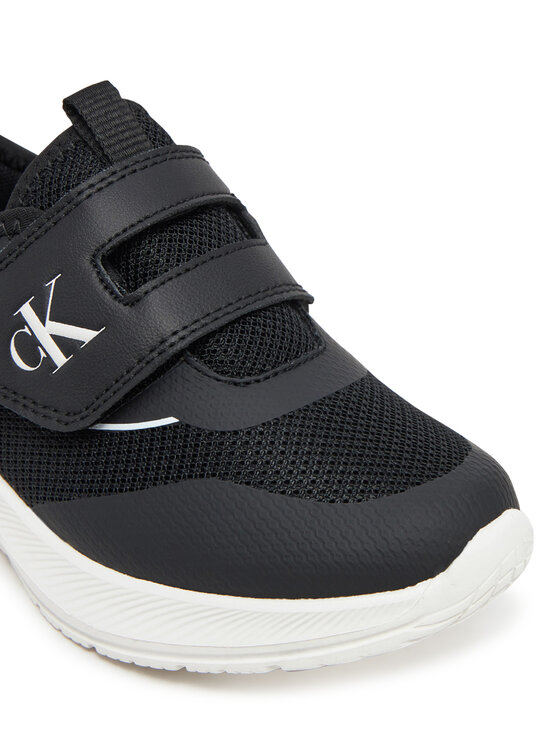 Calvin Klein Jeans Sneakersy Calvin Klein Jeans Low Cut Velcro Sneaker V1X9-83001-1697 S Černá