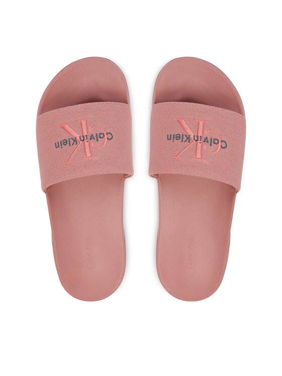 Calvin Klein Nazouváky Calvin Klein Ess Slide Cv HW0HW02958 Růžová