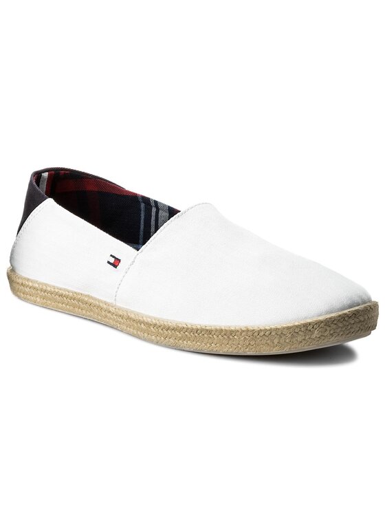 Tommy Hilfiger Espadrile Tommy Hilfiger Easy Summer Slip On FM0FM00569 Bijela