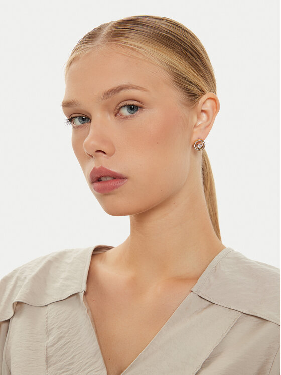 Guess Náušnice Guess JUBE04 666JW Zlatá