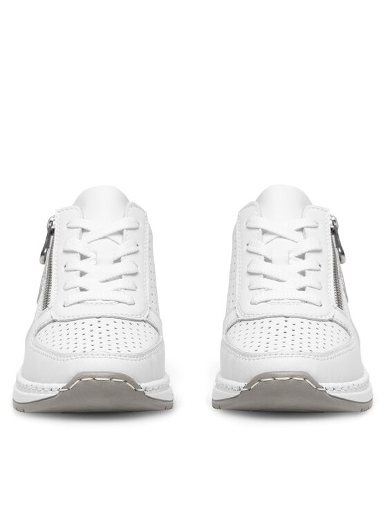 Rieker Sneakers Rieker N4340-80 Alb