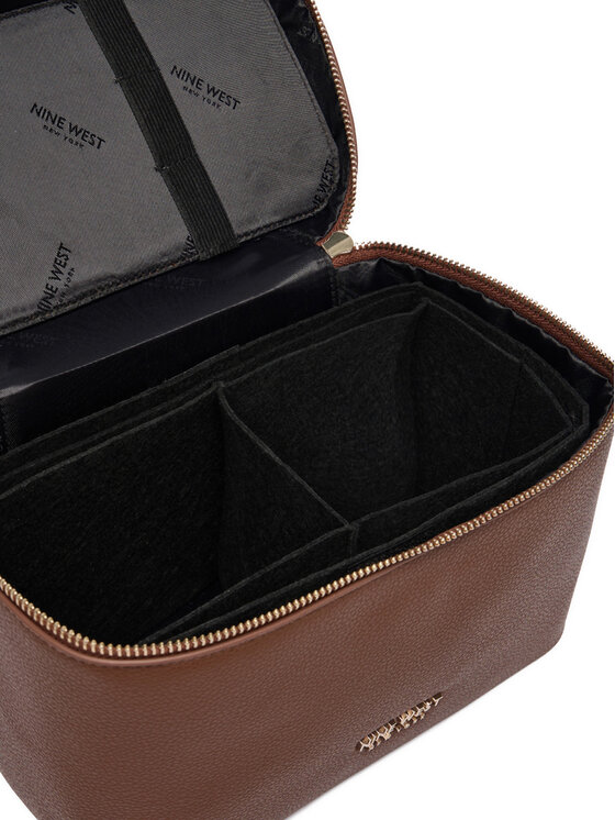 Nine West Geantă pentru cosmetice Nine West CEO-NW-W1-034-AW26 Maro