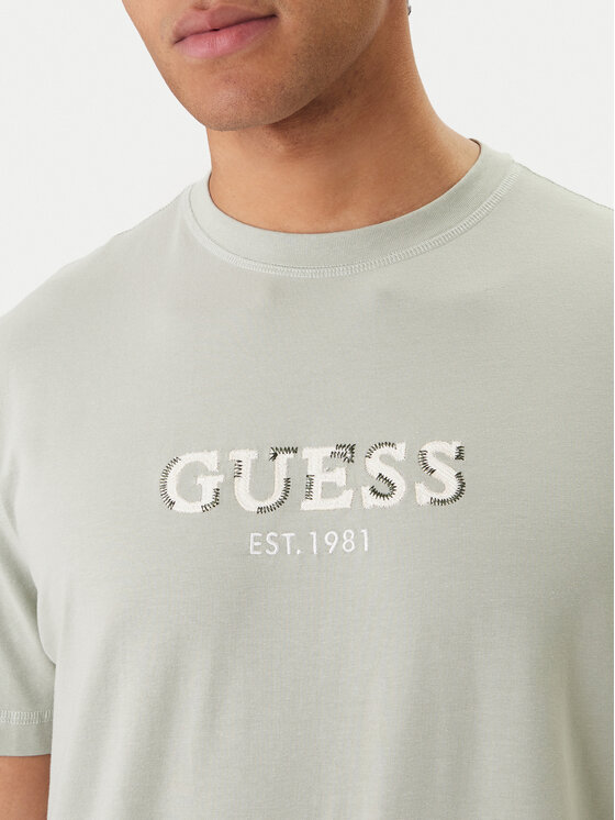 Guess Guess T-Shirt M6GI16 K3032 Hellgrün Regular Fit