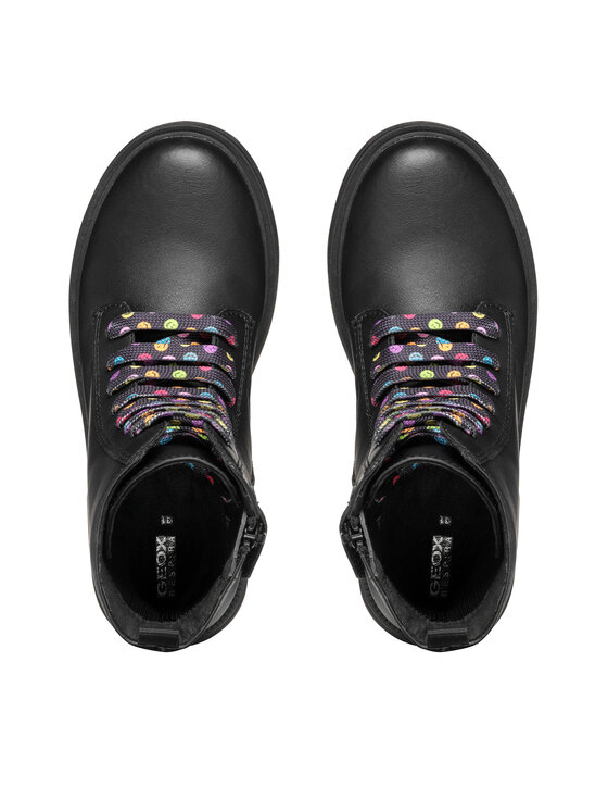Geox Zābaki Geox Jr Eclair J049QD 0003W C9240 M Melns