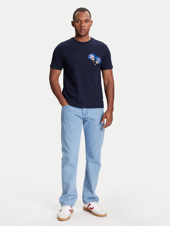 United Colors Of Benetton United Colors Of Benetton Camiseta 3I1XU1096 Azul marino Regular Fit