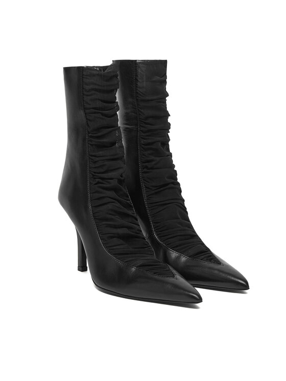 Patrizia Pepe Členková obuv Patrizia Pepe 2Y0020/V038-K103 Čierna