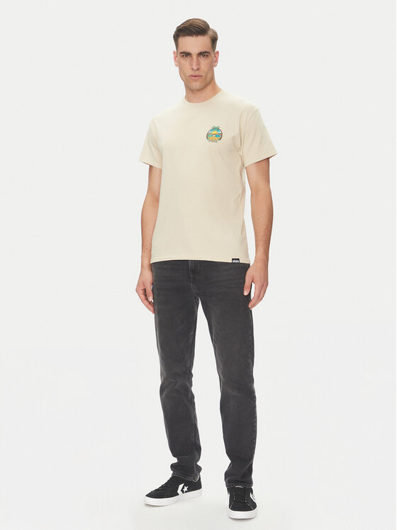 Etnies Etnies T-shirt Camp Vibes 4130003782 Bež Regular Fit