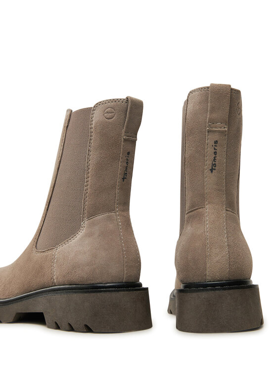 Tamaris Kotníková obuv s elastickým prvkem Tamaris 1-25477-43 Šedá