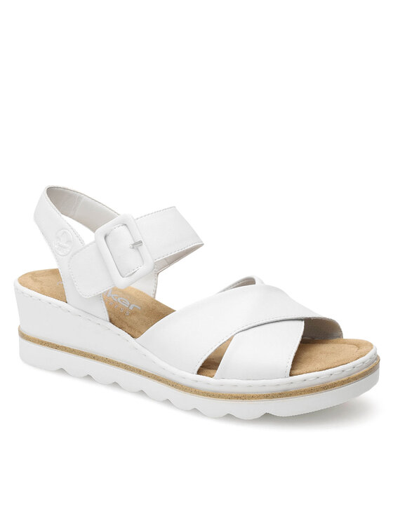 Rieker Sandali Rieker 67463-80 Bianco