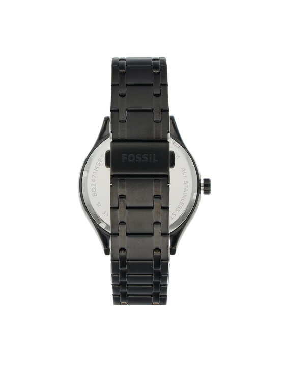 Fossil Комплект часовника Fossil His And Her Wylie BQ2471SET Черен