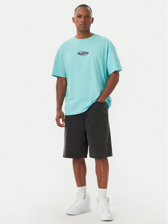 Quiksilver Quiksilver Camiseta Global Heat EQYZT08021 Turquesa Regular Fit