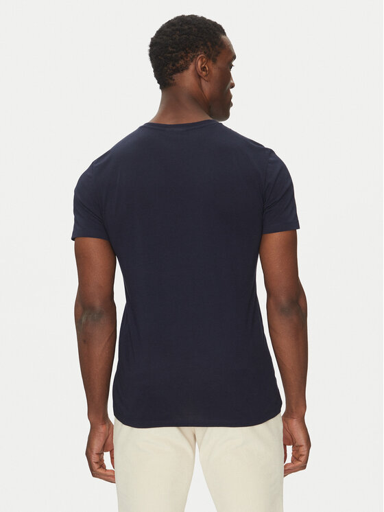 Lacoste Lacoste Marškinėliai TH6710 Tamsiai mėlyna Regular Fit