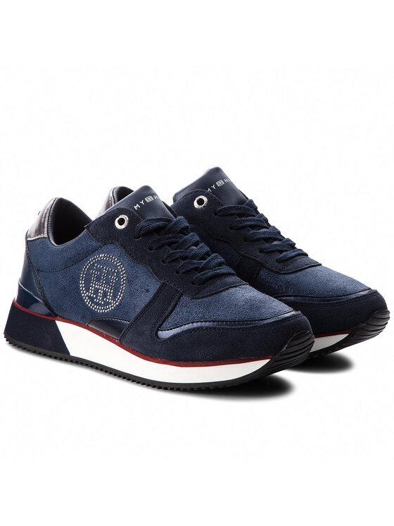 Tommy Hilfiger Sneakers Tommy Hilfiger Stud City Snea FW0FW03229 Blu scuro