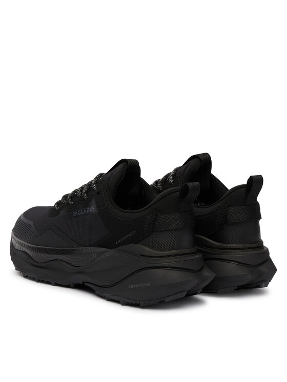 Clarks Sneakersy Clarks Pace Trail Go Wp 26328474 Czarny