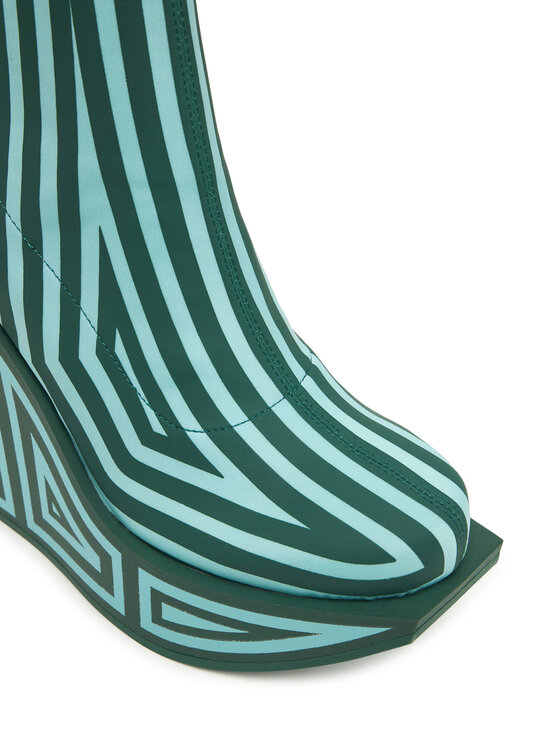 United Nude Ботильйони United Nude Wa Bootie Hi 1087993382 Зелений