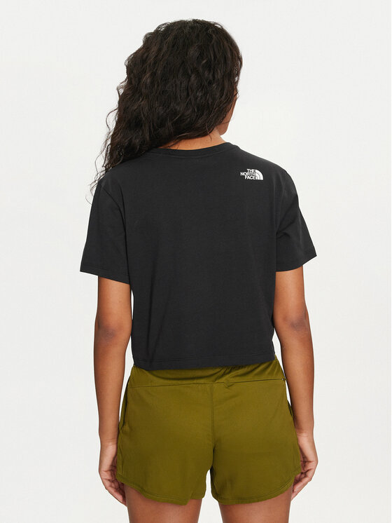 The North Face The North Face T-shirt NF0A87FJ Crna Regular Fit