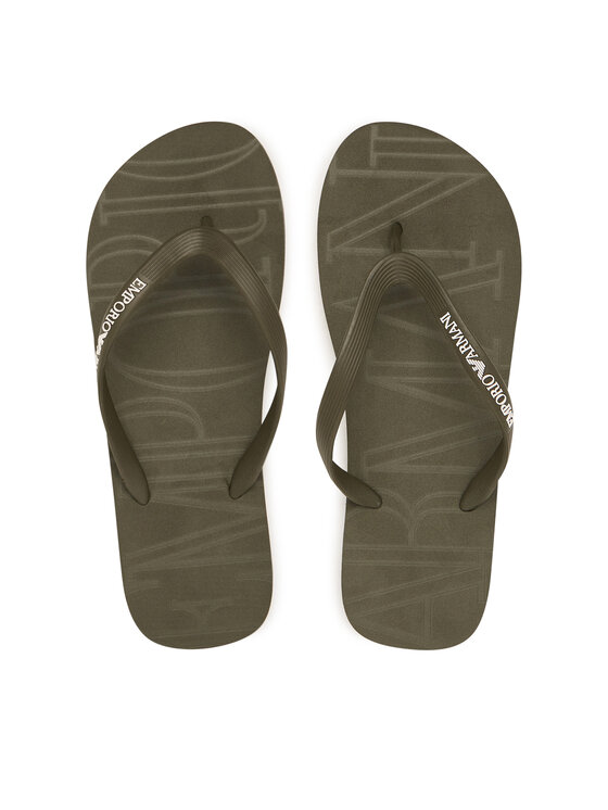 Emporio Armani В'єтнамки Emporio Armani EX000041 AF22188 M7170 Темно-зелений