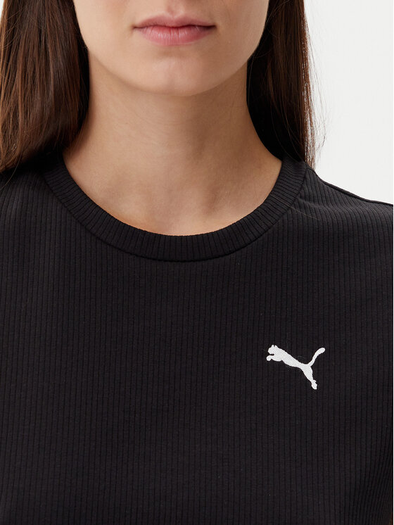 Puma Puma Футболка Ess Elevated 685021 Чорний Slim Fit